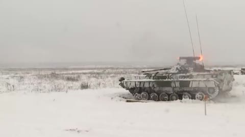 Combat coordination of Russian and Belarusian military personnel