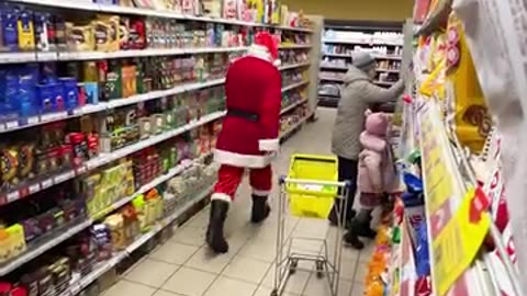 They couldn't afford fruit, but Santa saw it and solved the problem