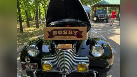 Custom sign with epoxy inlay