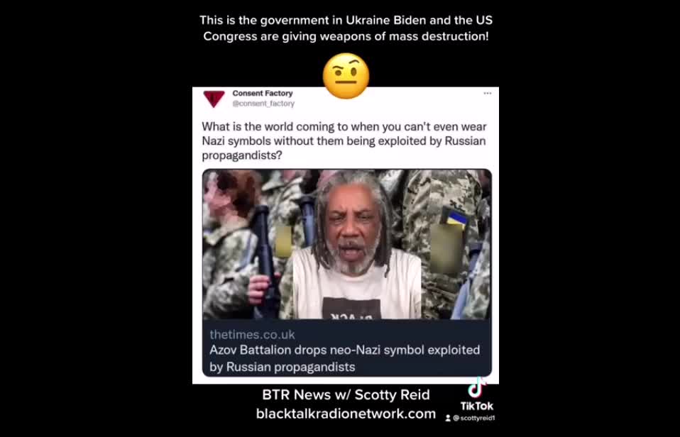 Zelensky Bans Nazi Symbols But Not The Nazis Wearing Them