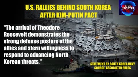 US Warship Reaches South Korea; War Clouds After Putin-Kim Sign 'NATO-Like' Pact | Details