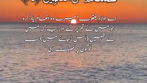 Surah al Baqrah ayat 47_48