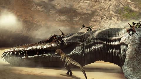 Sleeping Spinosaurus