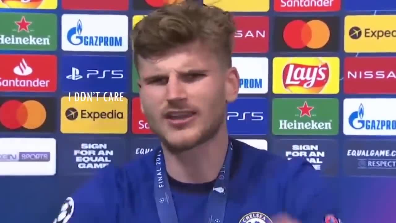 timo werner being the funniest german for 2 minutes