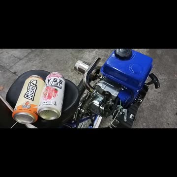 BLUE CYCLONE 🌀 MOTORIZED BICYCLE AND ENERGY DRINK STORE RUN