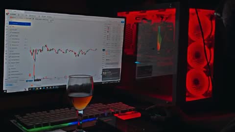 Live trading analysis chart