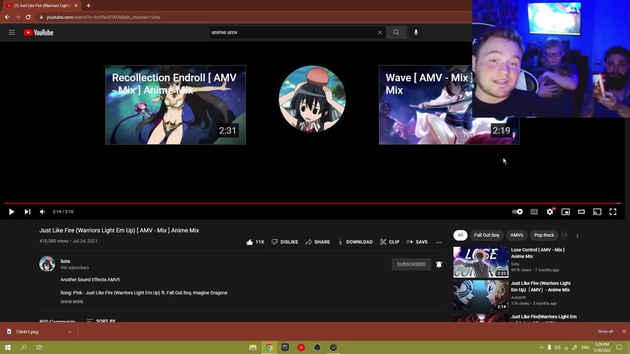 Just Like Fire (Warriors Light Em Up) [ AMV - Mix ] Anime Mix Reaction