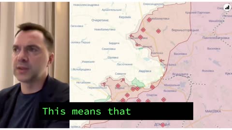 Arestovich is confident that the Ukrainian Armed Forces will surrender Avdiivka like Bakhmut