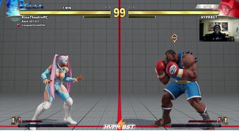 Street Fighter 5 HYPRBST VS KINOTHEATREPC