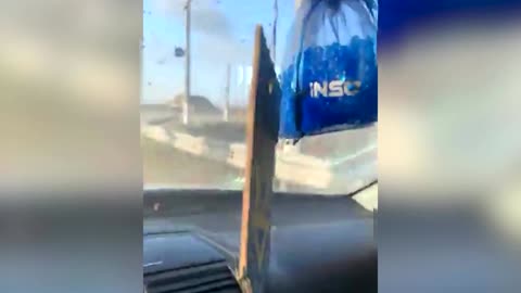 Ukraine gas station explodes meters from eyewitness