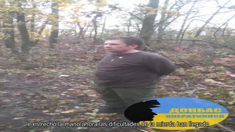 Polonenii de la llamada "República Popular de Luhansk" trató de deshacerse de los documentos, por l