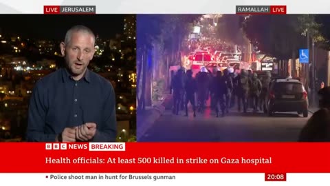 BBC journalist says the attack on the Gaza Baptist Hospital in Gaza HAD TO BE DONE by Israel