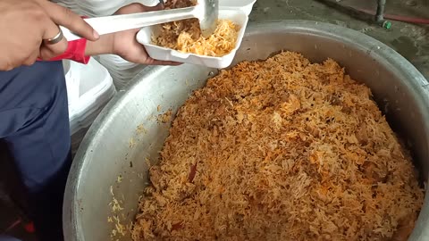 Delicious chicken beryani