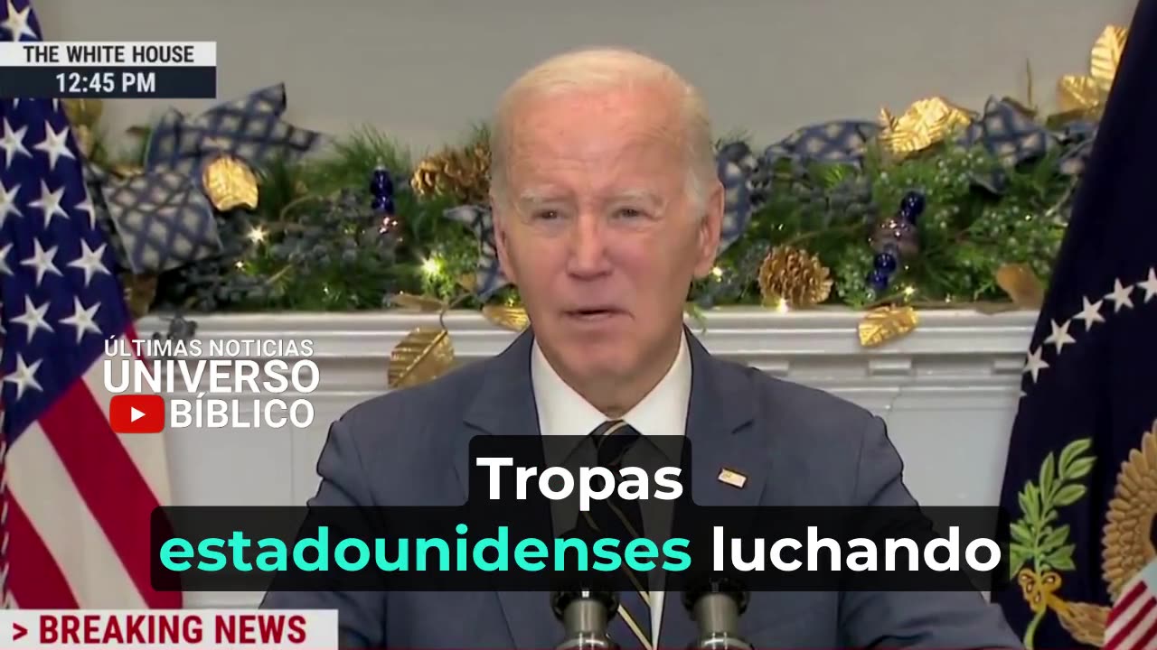 🚨 Joe Biden: tropas estadounidenses podrían luchar contra tropas rusas