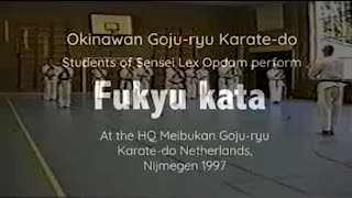 Karate | Okinawan Goju-ryu | Fukyu kata | jodan