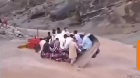 Tractor's Troubled Crossing: A Splashing Fail!