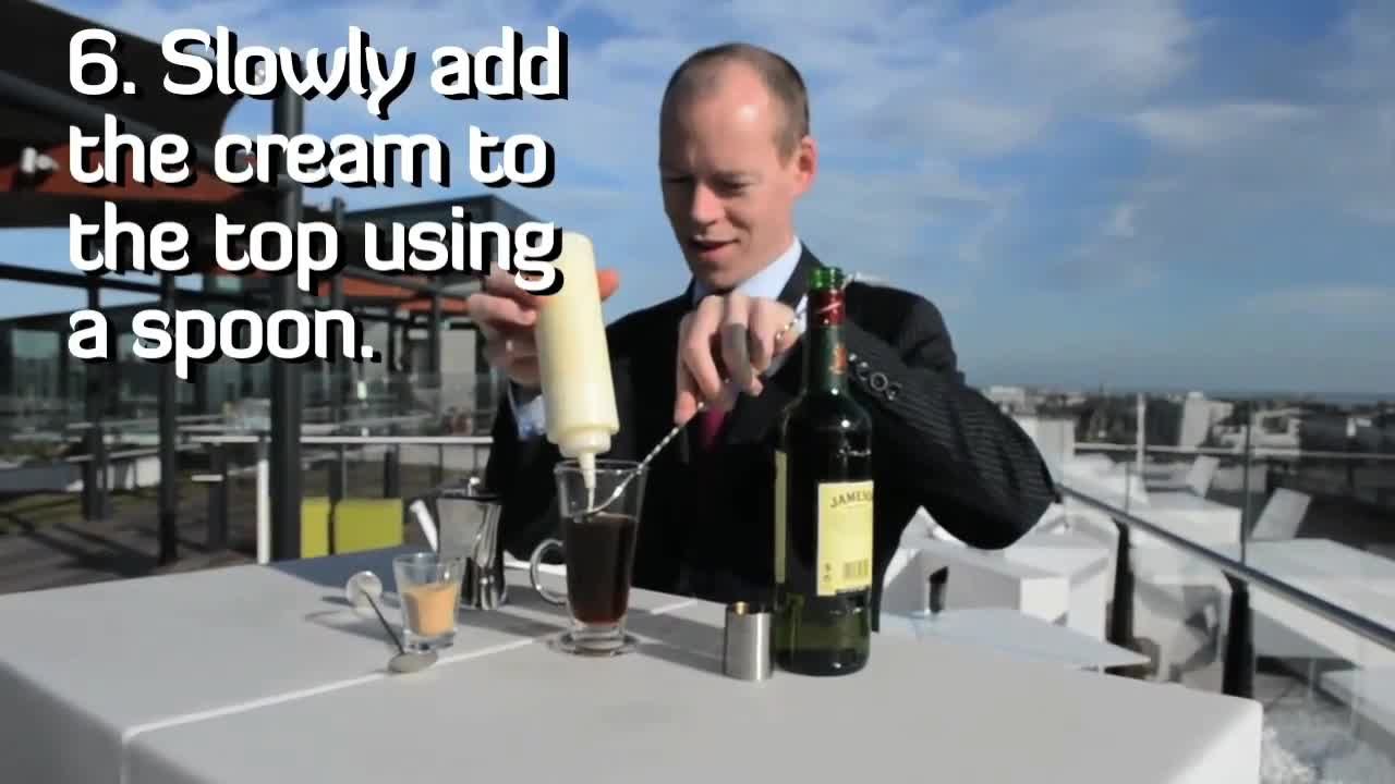 How to Make an Irish Coffee in Dublin, Ireland