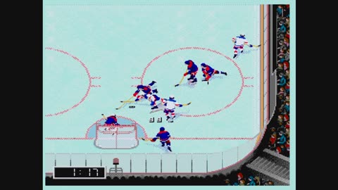 NHL97 (Sega Genesis) USA vs St. Louis Part4