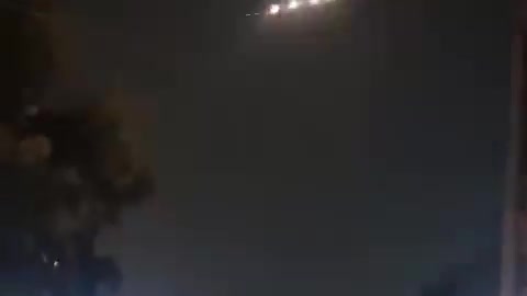 Moment of Impact💥US Embassy Baghdad C-RAM Engaging Inbound Rockets
