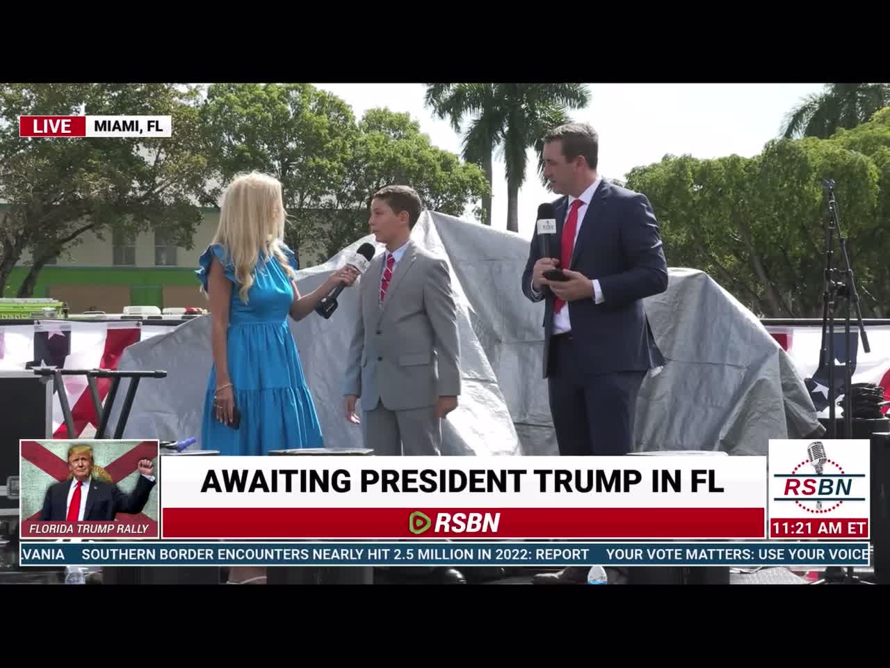 11/6/22 President Donald Trump Save America rally Miami FL Ways to watch in description 👇#maga