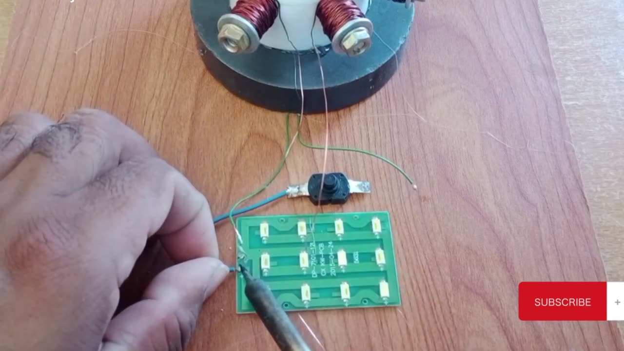 I make 12v electric Generator from copper wire