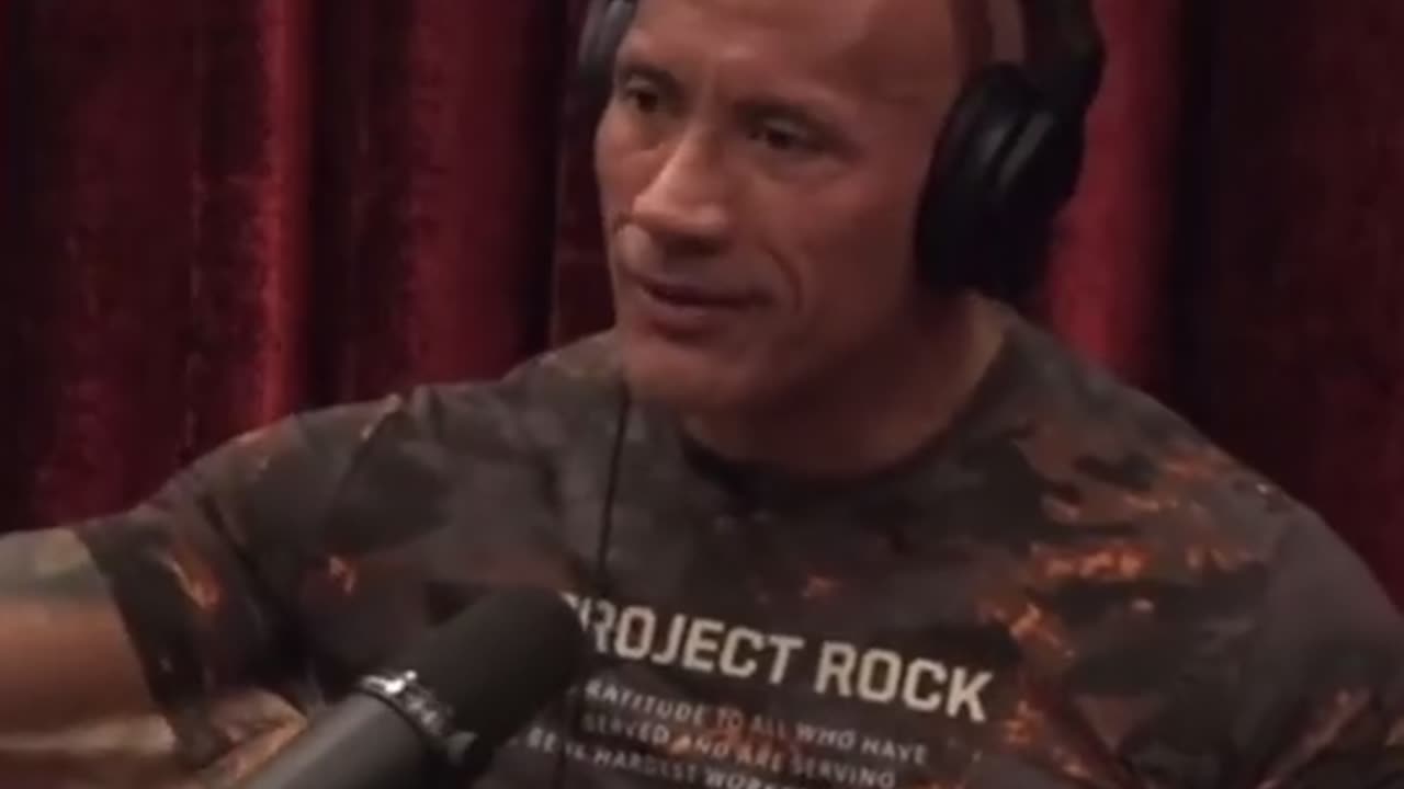 The Rock has to check himself on Joe Rogan’s podcast.