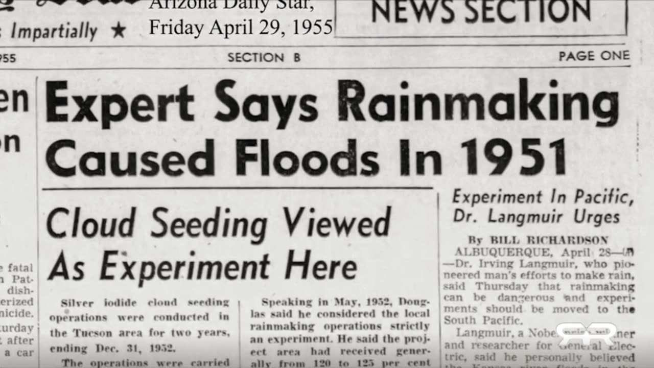 US Government & D.O.D. Creating/Steering Hurricanes Since 1947