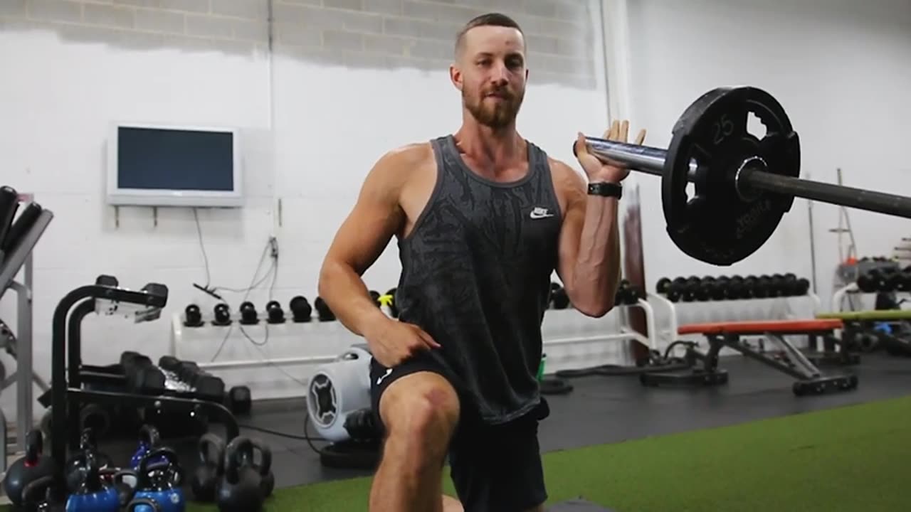 How to properly half kneeling landmine press for muscle gain