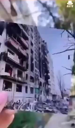 FAKE!! CGI technology being used! Russia is NOT targeting civilian residential areas