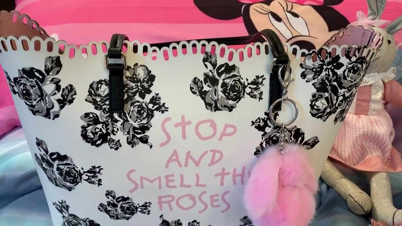 What's in my Easter Sunday Betsey Johnson Tote.