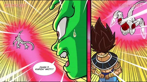 God of Destruction, VEGETA vs Freeza's son and royal namekian (SFX)