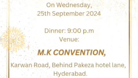 Indian marriage invitation