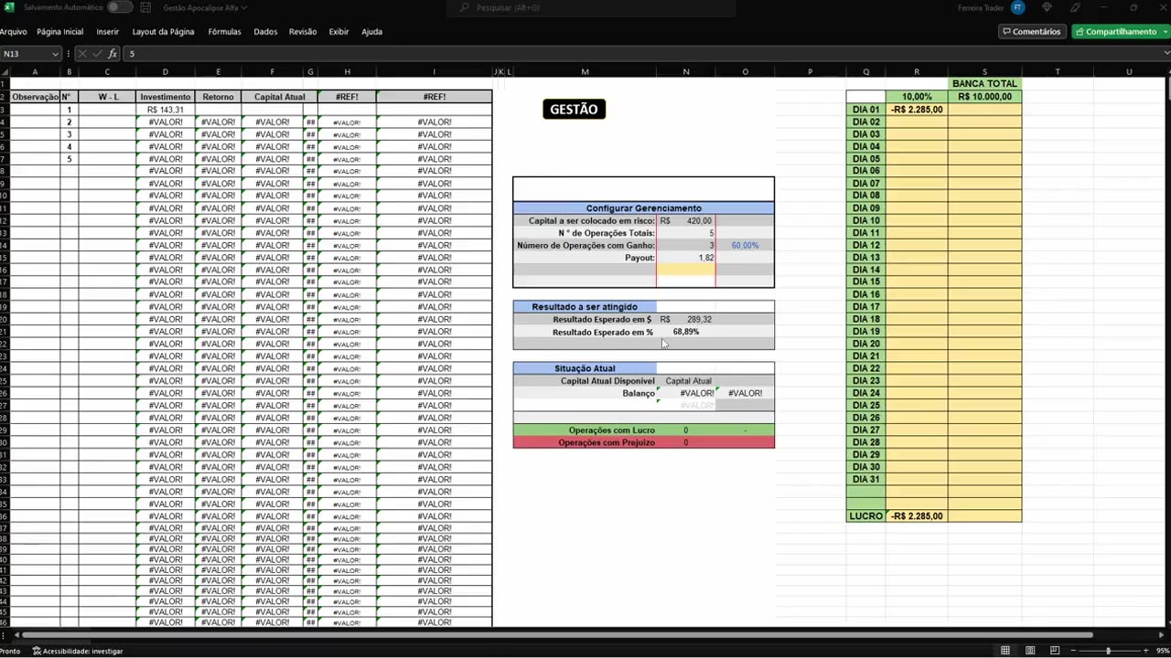 FERREIRA TRADER - GESTÃO OTIMIZADA