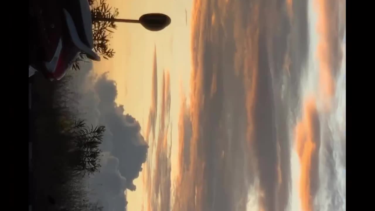 The beautiful evening