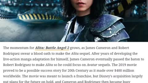 Alita 2 may finally be here