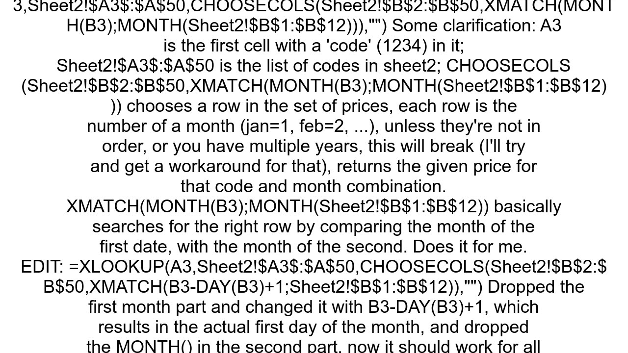 Look up but for columns not rows