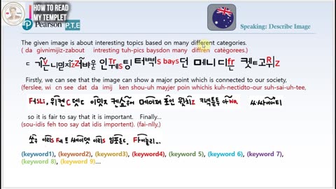 PTE Describe Image PTE Retell Lecture How to Pronounce Jimmyssems Template