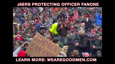 #J6 people protecting officer Fanone.