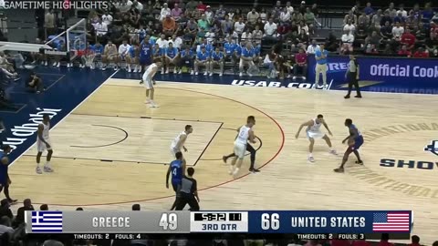 Team USA vs Greece Full Game Highlights - 2023 FIBA World Cup - August 18, 2023