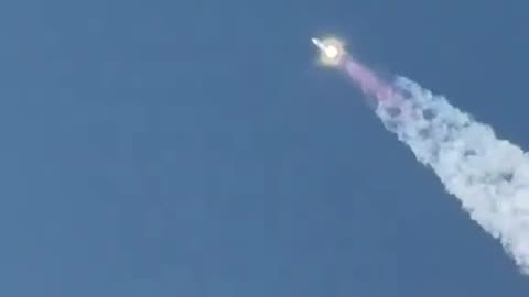 Starship trying to break the firmament - not even a scratch 👌