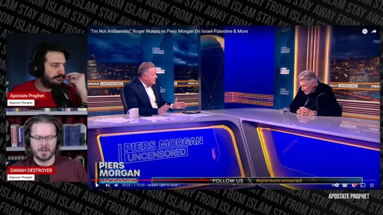 Roger Waters DEFENDS HAMAS and ATTACKS ISRAEL on Piers Morgan David Wood & AP LIVE REVIEW