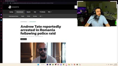 *FOOTAGE* Andrew Tate and Tristan Tate Just Got Arrested in Romania