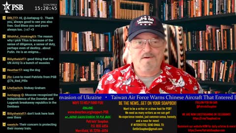 2022-02-24 15:00 EST - The Common Sense Show: with Derek