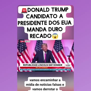 President Trump sends a message to the trick-or-treating crowd that I like...