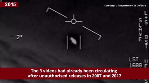 Pentagon releases 3 declassified UFO videos