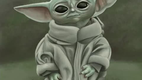 Drawing Baby Yoda