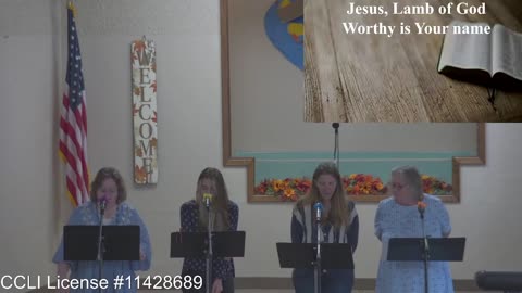 Moose Creek Baptist Church Sing “You are My All in All” During Service 9-11-2022