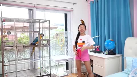 KAYCEE'S PET PARROT SUNNY THE CONURE - KAYCEE in WONDERLAND FAMILYp11