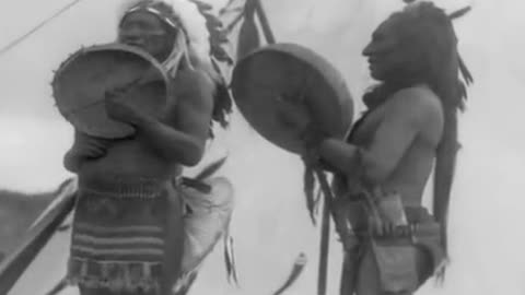 OLDEST KNOWN NATIVE AMERICAN DRUMMING VIDEO