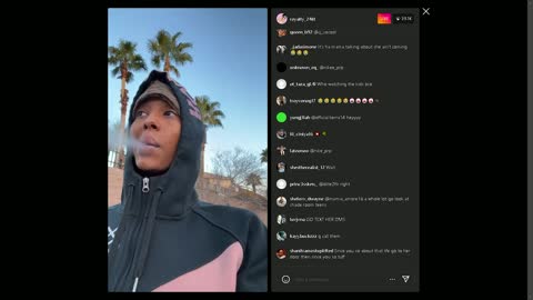 Royalty Pulls up to fight Cj So Cool's Girlfriend Lexi and Nike on instagram live